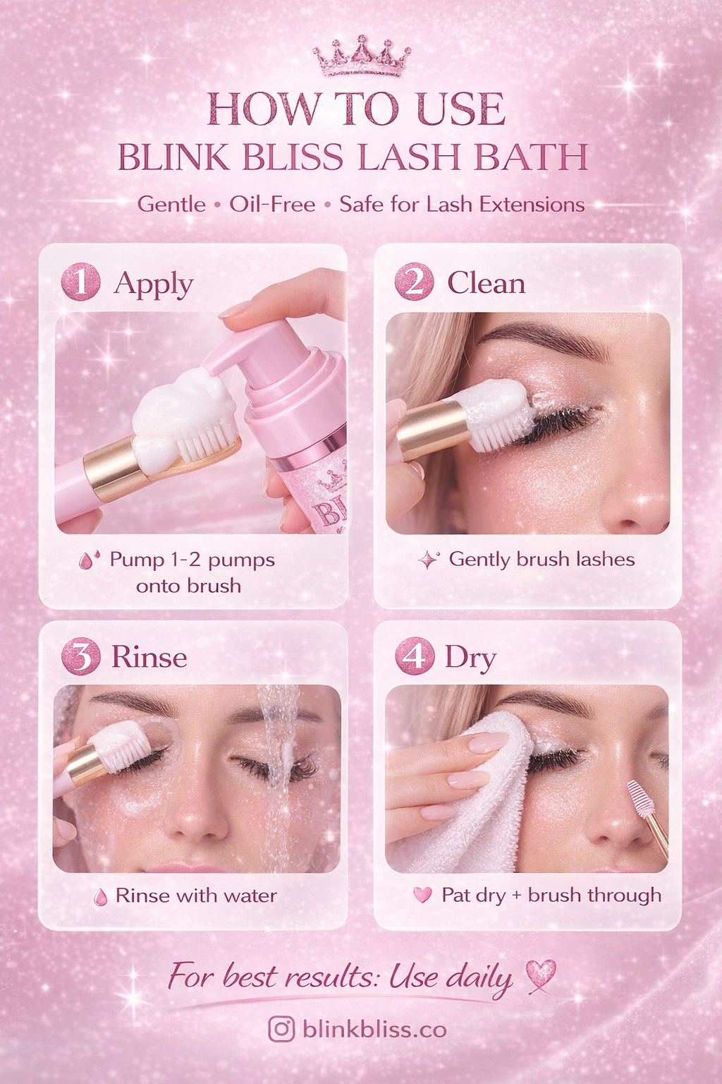 Blink Bliss Whipped Lash Shampoo (Lash Bath)